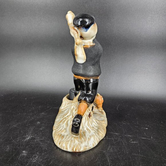 Yankee Candle Boney Bunch Golfer Tea Light Holder Halloween Skeleton Decor 2010 - Picture 9 of 16